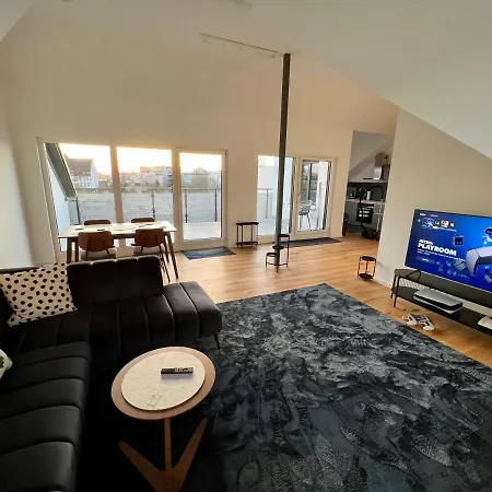 Apartamento Lili-ps5-terrace-view-bright-kitchen-2xbedroom Offenbach am Main